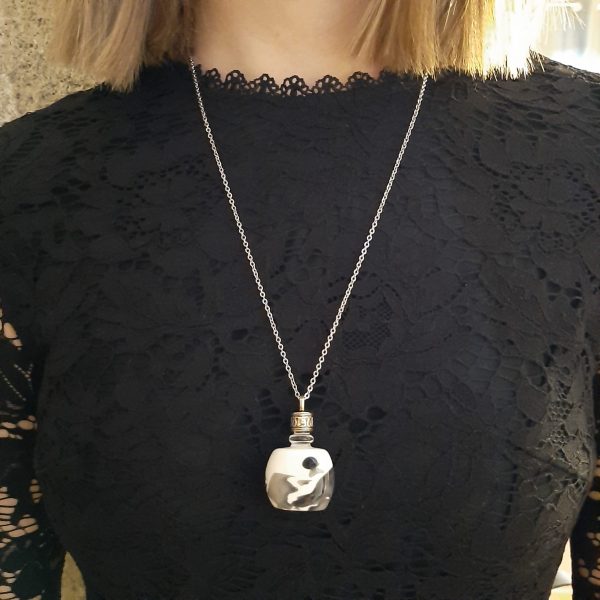 Pendentif mini flacon diffuseur