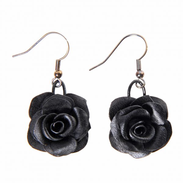 boucles d'oreilles en cuir