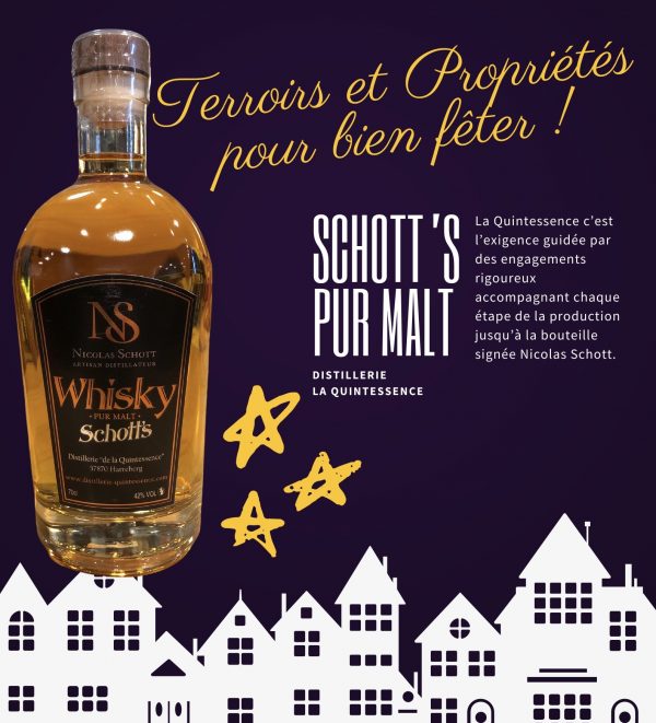 Whisky régional Schott's Pur Malt Nicolas Schott 70cl