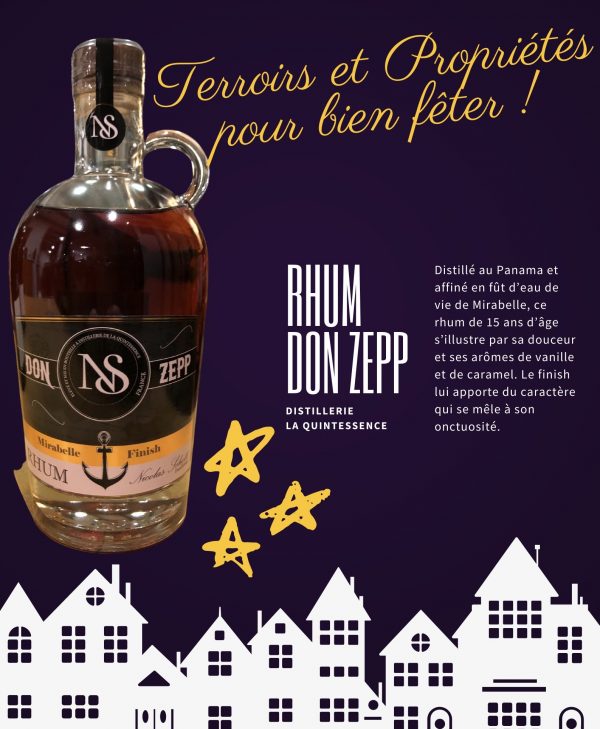 Rhum Panama Finish Fût de Mirabelle Don Zepp Nicolas Schott 70cl