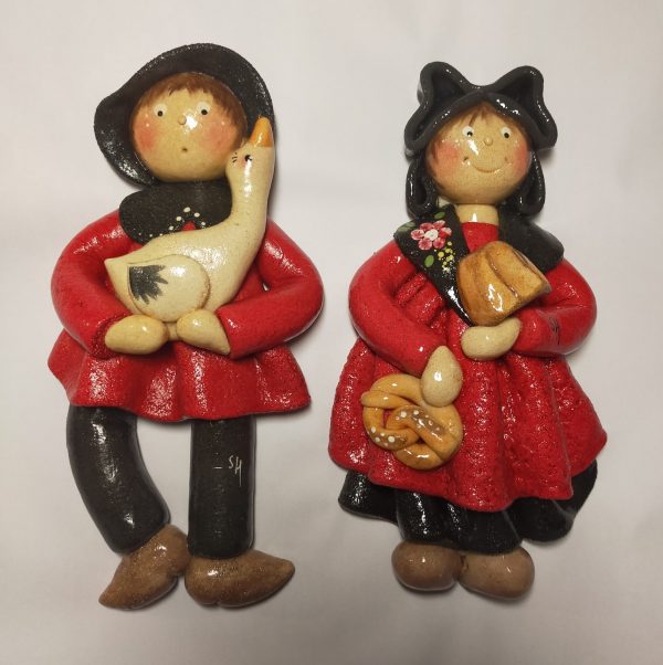 couple alsaciens en Pâte à sel