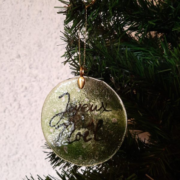 Décoration de Noël - Boule Joyeux Noël