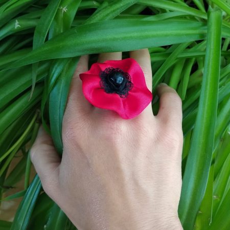 Bague Coquelicot