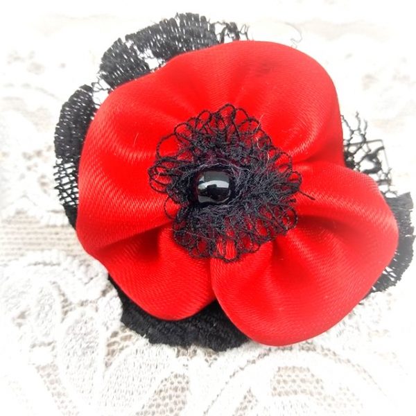 Barrette Coquelicot